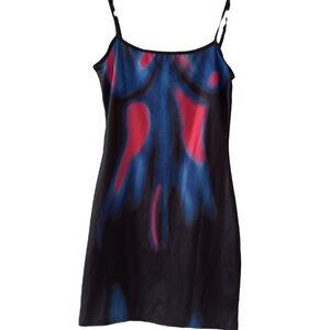 Stylish Black and Blue Women's Dress